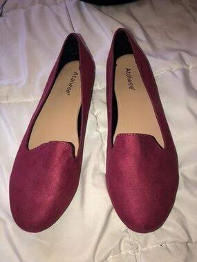 Red Loafer flats - size 8.5